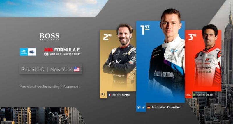  - Formule E ePrix de New-York #1 2021 : Günther l'emporte