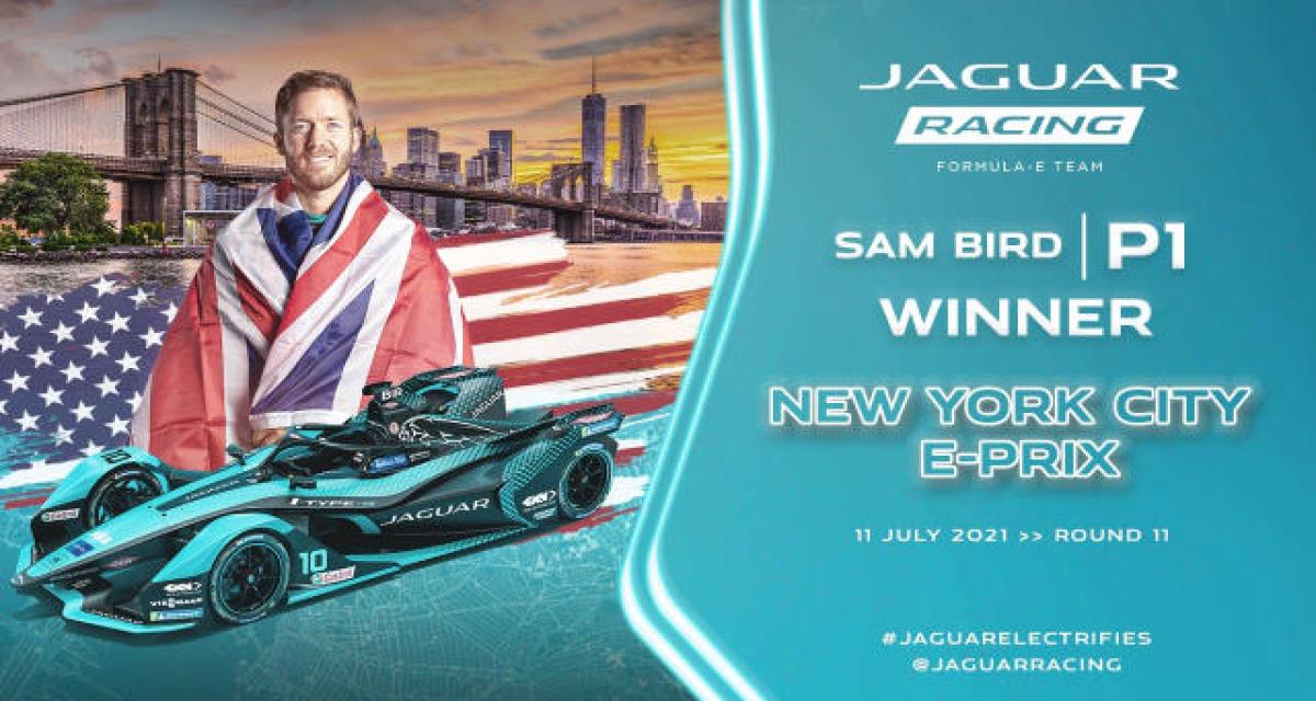FE ePrix de New York #2 2021 : Sam Bird fait rugir le Jaguar