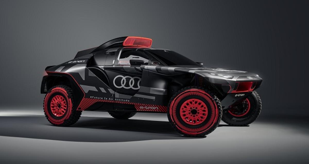 Audi lève le voile sur son prototype hybride du Dakar