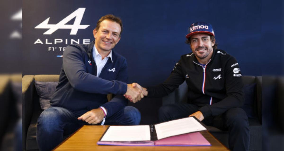 F1 2022 : Alonso et Alpine poursuivent ensemble