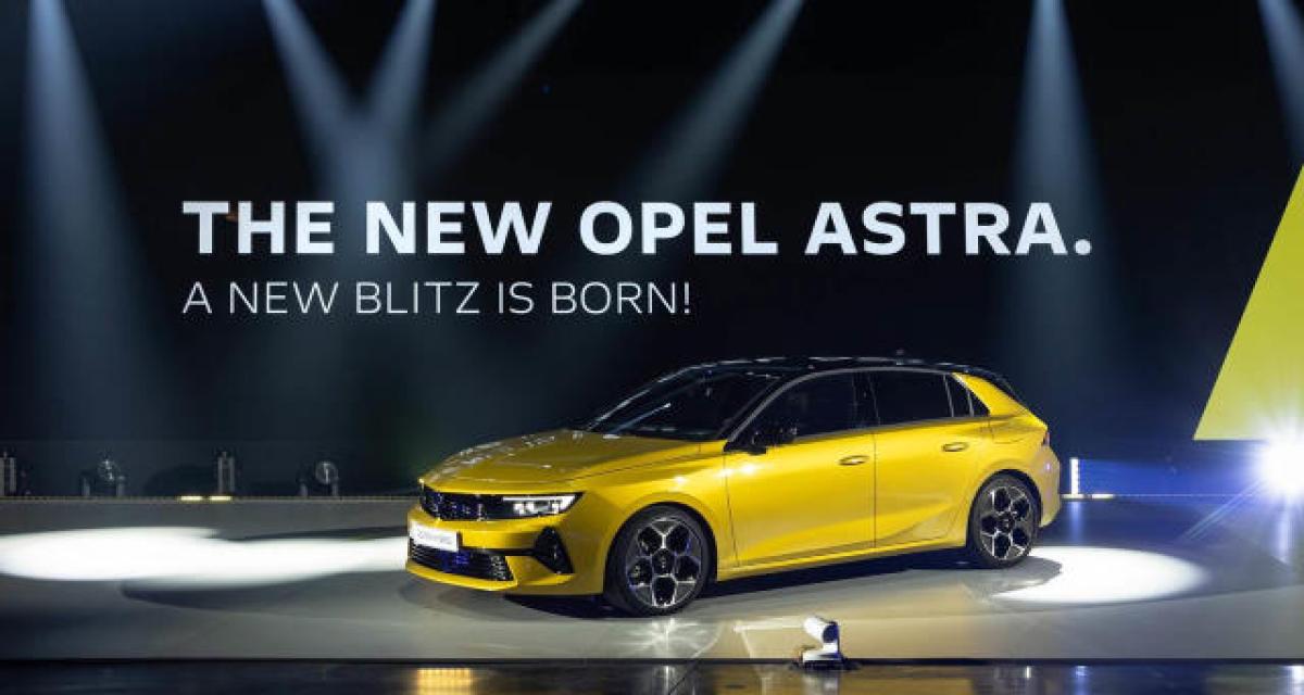 Nouvelle Opel Astra : 