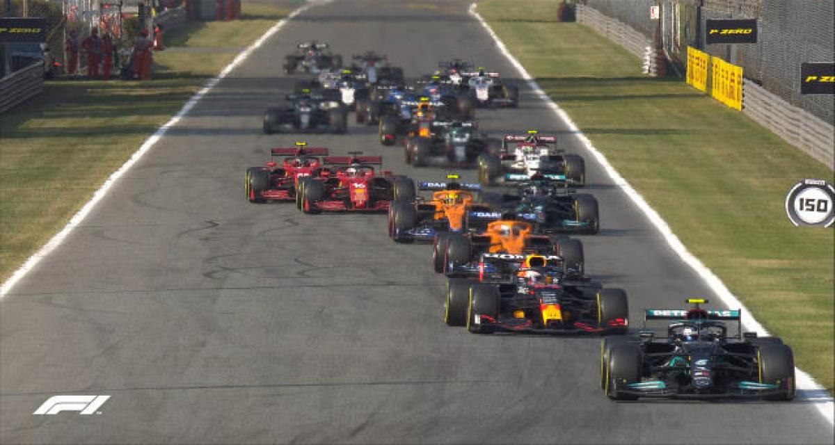 F1 qualifs sprint Monza 2021 : Bottas et Verstappen rient, Hamilton pleure