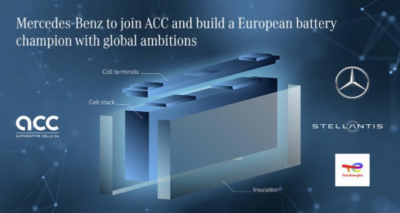  - Batteries européennes : Mercedes se joint à ACC (Automotive Cells Company)