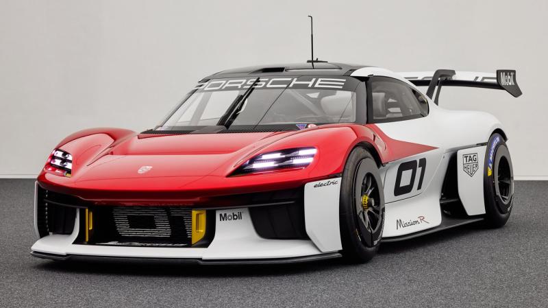 Munich 2021 Porsche Mission R concept : futur Cayman ? 1