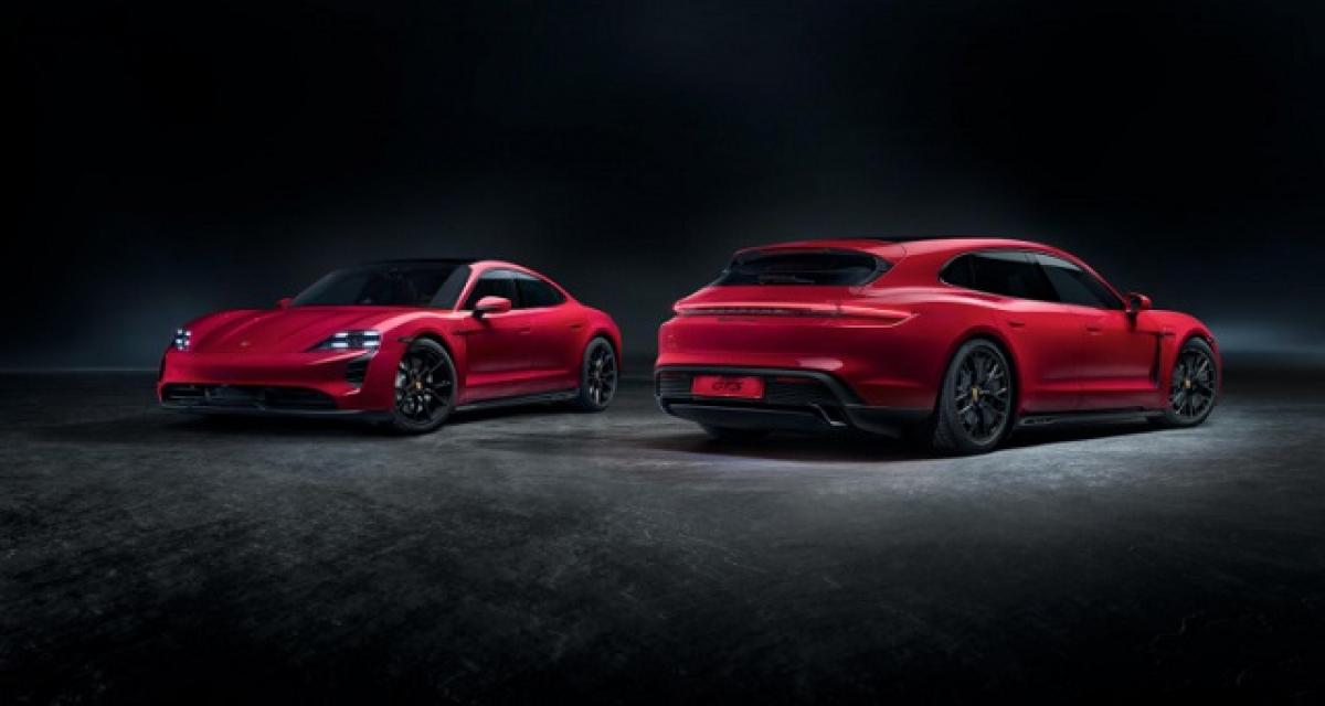 Porsche lance les Taycan GTS et Sport Turismo