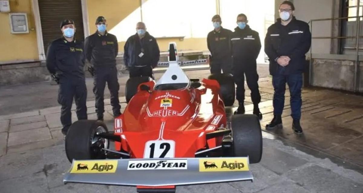 La douane italienne intercepte une fausse Ferrari 312T