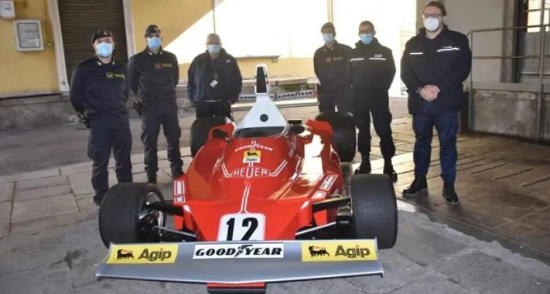  - La douane italienne intercepte une fausse Ferrari 312T