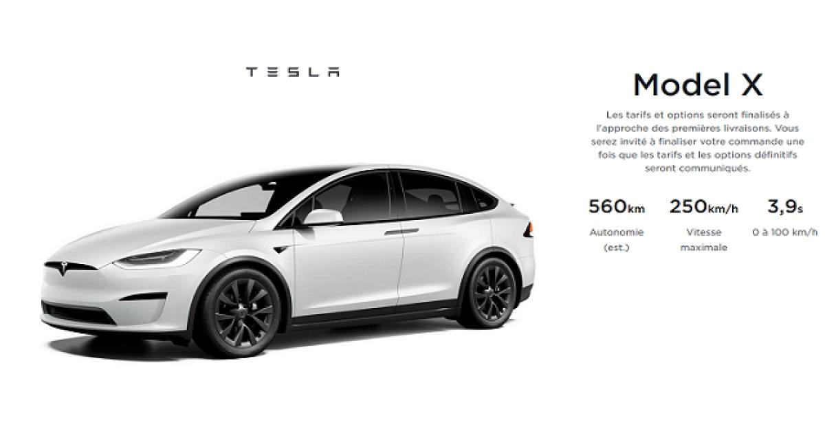 Tesla : Model S/X fermées à la vente, hors Amérique du Nord