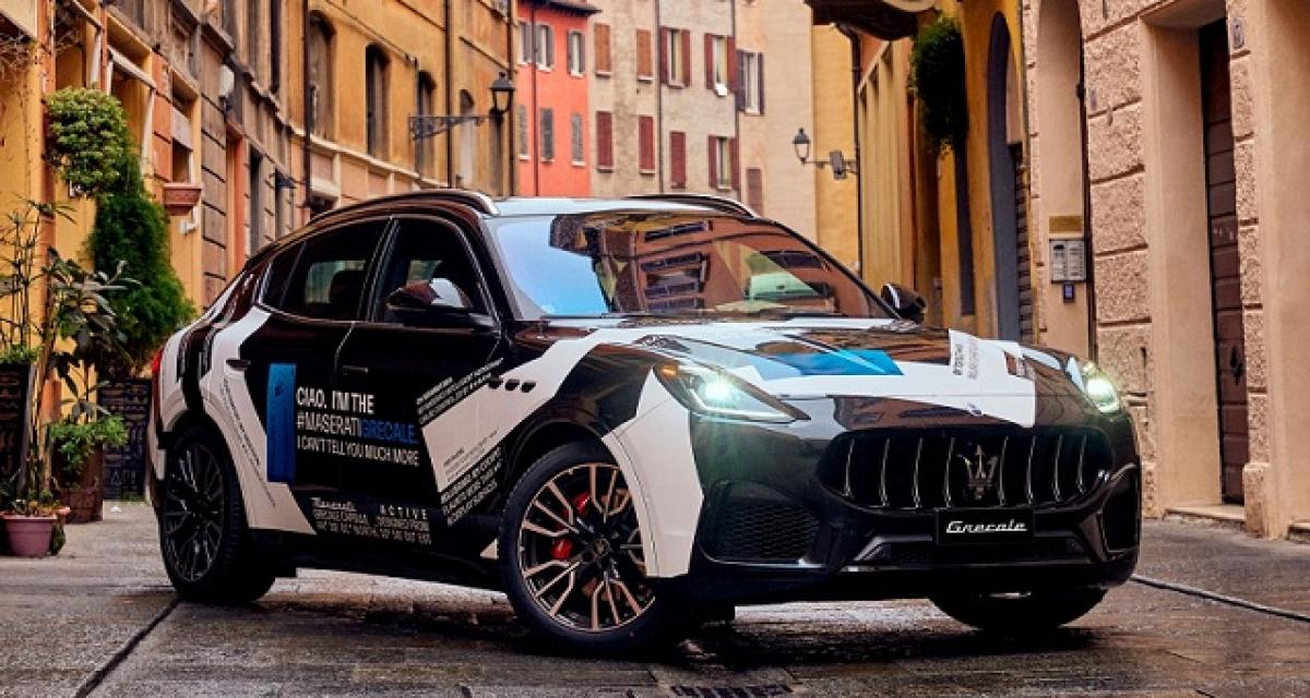 Le Maserati Grecale se montre dans les rues de Modène