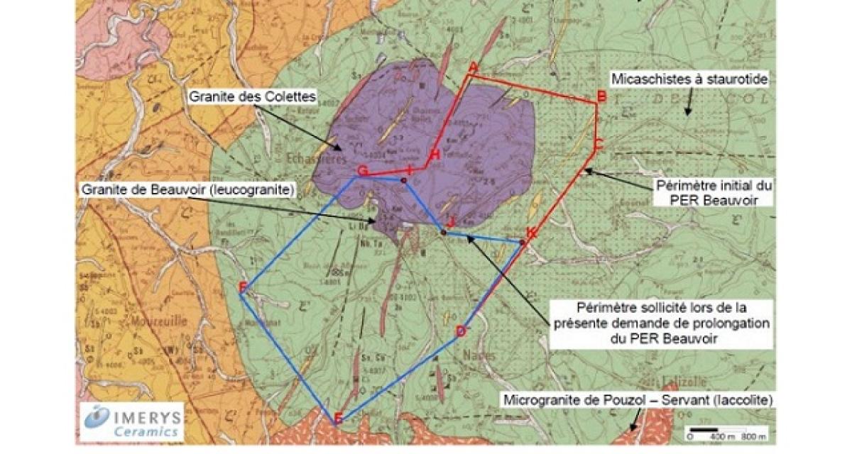 Lithium : Imerys très réservé sur une extraction rapide en France