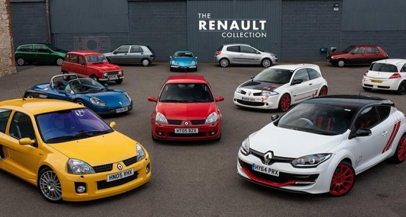 Renault UK met aux enchères une collection de 12 modèles