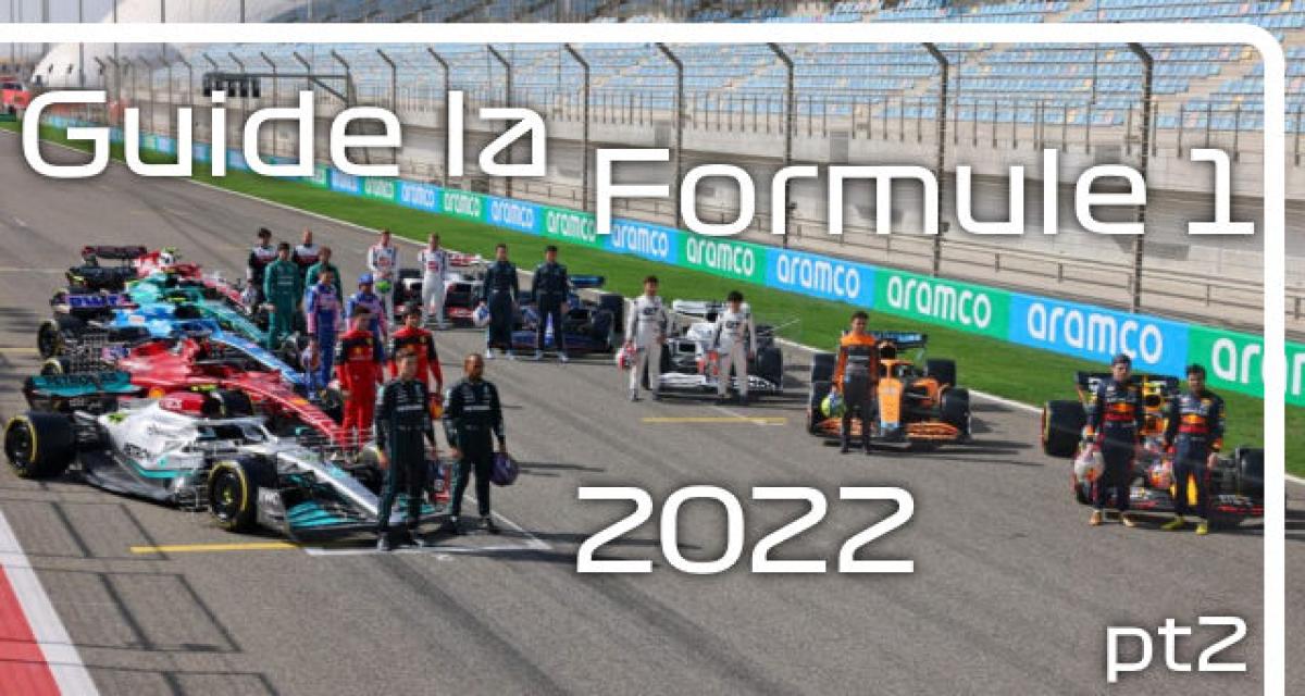 Guide de la Formule 1 2022 - partie 2