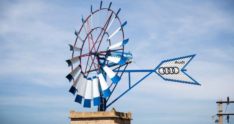  - Moteur d’ Audi e-tron pour recycler un moulin en éolienne