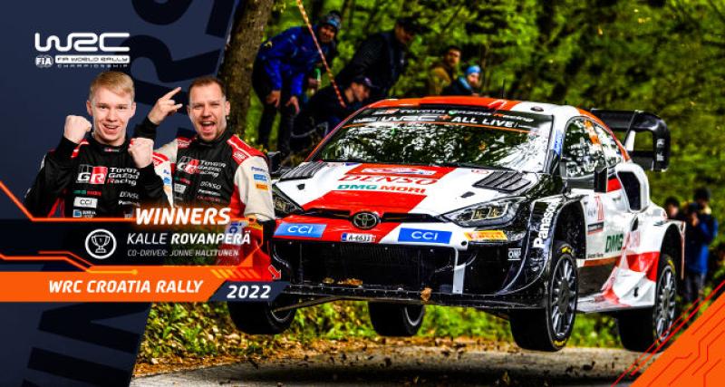  - WRC Croatie 2022 : Rovanperä avec la manière !