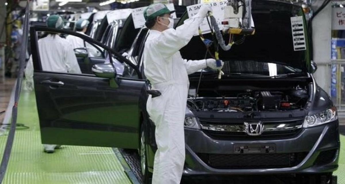 Honda : production réduite de 50 % en mai sur site au Japon