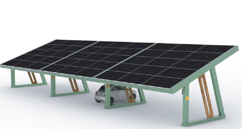  - SUNWIND : nouveaux carports solaires 