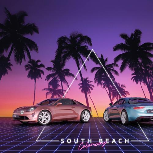 Alpine A110 Pack South Beach Colorway 1