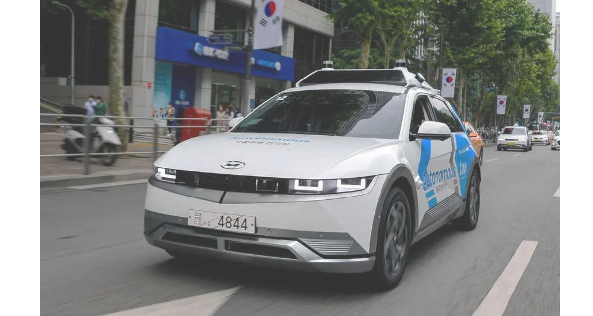 Une Hyundai IONIQ 5 robotaxi entièrement autonome en Corée