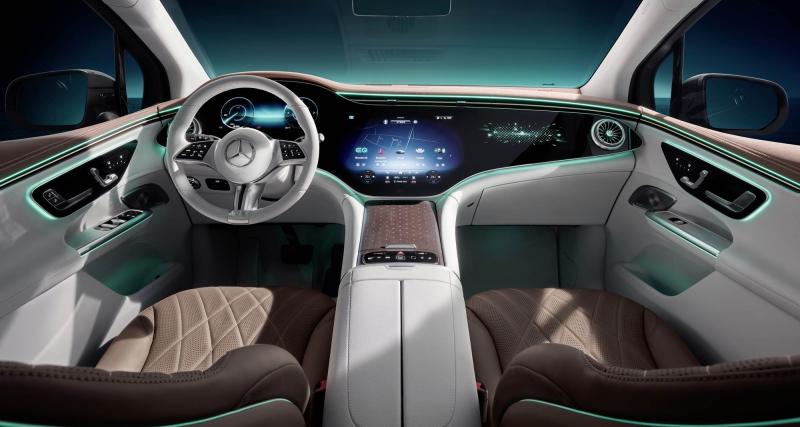  - Mercedes montre l'intérieur de son futur SUV EQE