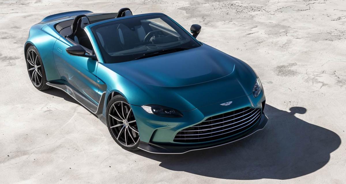 Aston Martin V12 Vantage Roadster : chevaux au vent