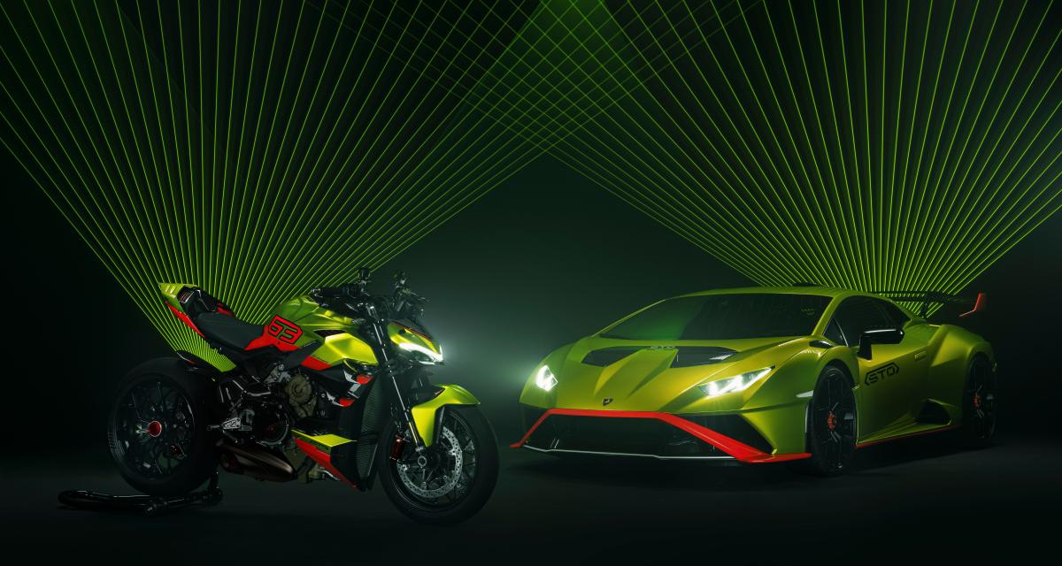 Lamborghini et Ducati présentent une Streetfigter V4 spéciale