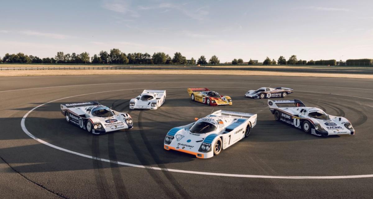 Porsche a célébré les 40 ans du Groupe C