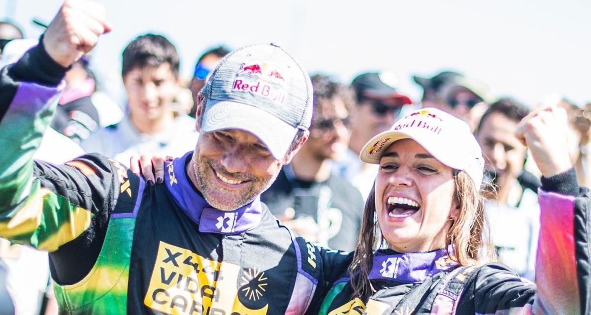Sebastien Loeb et Cristina Gutierrez champions d'Extreme E