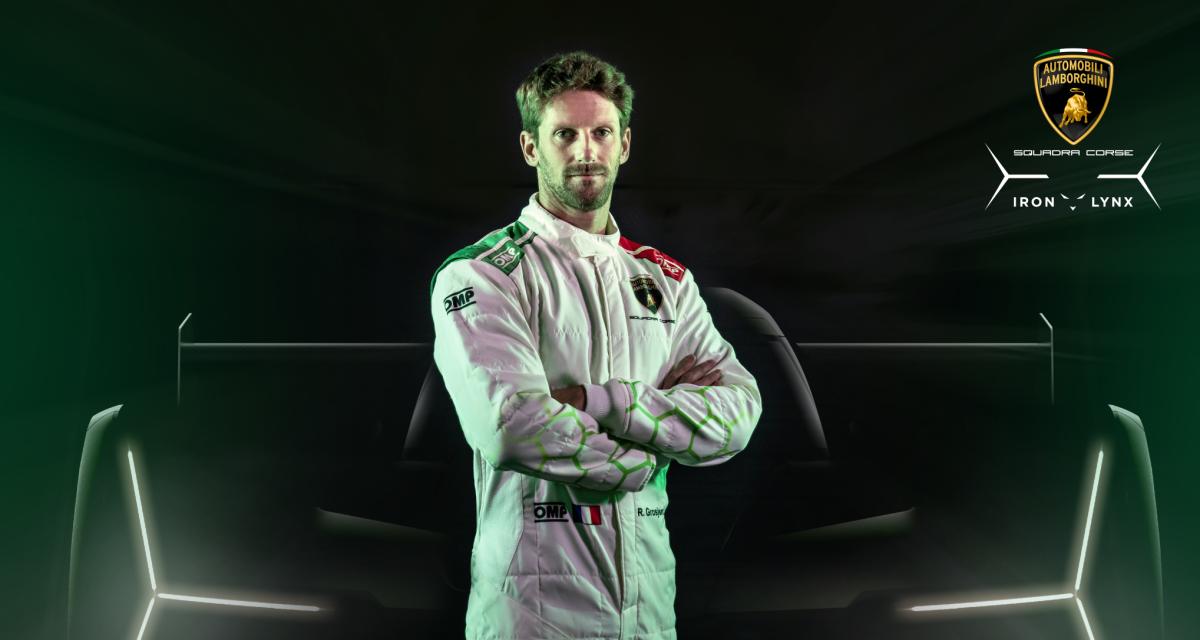 Romain Grosjean en Endurance avec Lamborghini