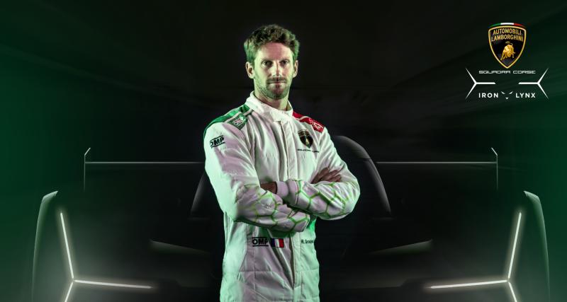  - Romain Grosjean en Endurance avec Lamborghini