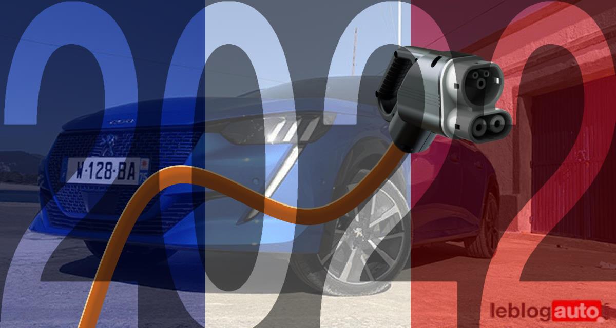 220 000 véhicules électriques immatriculés en 2022 en France