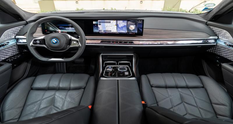 Essai BMW i7 de 544 ch - Des technologies d'avant-garde aussi pour le chauffeur