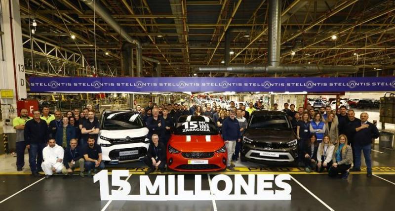 Stellantis célèbre 15 millions de véhicules produits à Saragosse