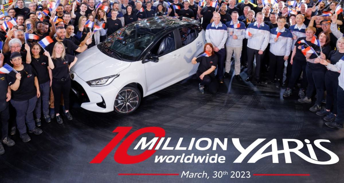 Toyota : 10 millions de Yaris, et le cap a été franchi à Valenciennes
