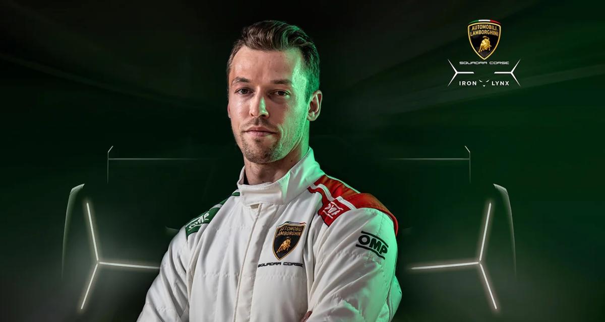 Daniil Kvyat rejoint le projet Hypercar de Lamborghini