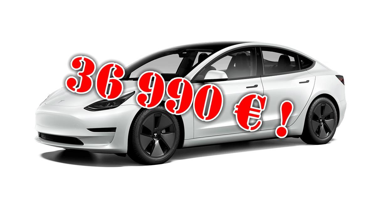 Tesla : jusqu'à 10 000 € de baisse de prix !
