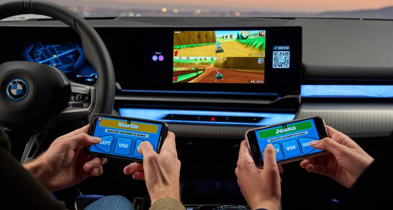 BMW : la i5 permet de...jouer aux jeux video