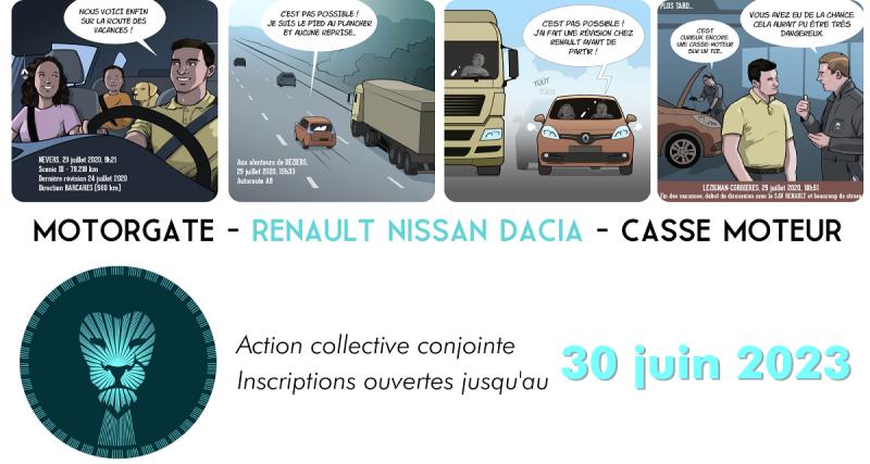 Renault : plainte collective pour moteurs défectueux 