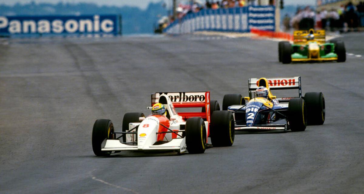 Lors du dernier grand prix de Kyalami, Senna et Prost bataillent, avec Schumacher en embuscade. Cela ne nous rajeunit pas !