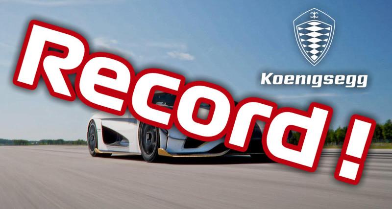  - 0-400-0, nouveau record incroyable pour Koenigsegg