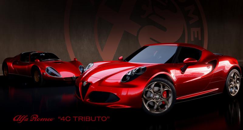  - L'Alfa Romeo 4C revient pour une création unique