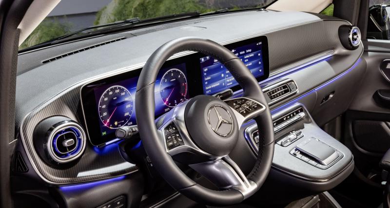 Les fourgons Mercedes toujours plus luxueux - Un intérieur plus qualitatif