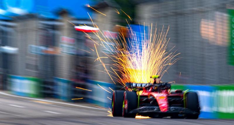 F1 Singapour qualif 2023 : Carlos Sainz au sommet