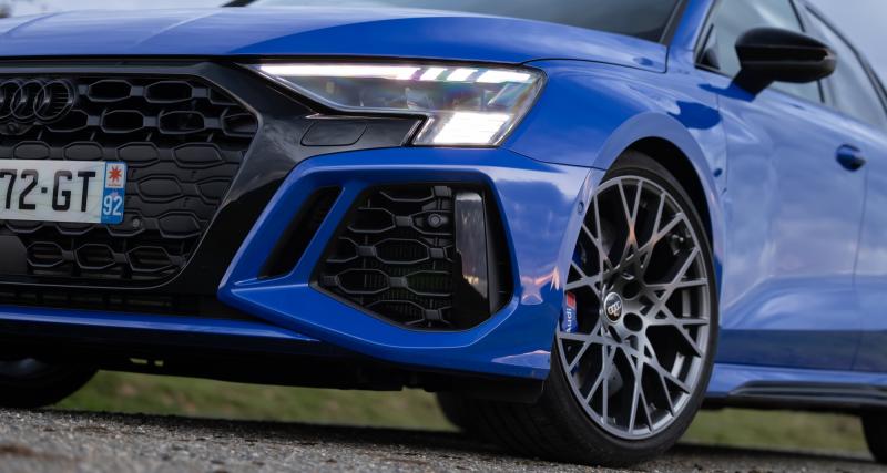 Essai Audi RS3 Performance - Des gommes semi-slicks