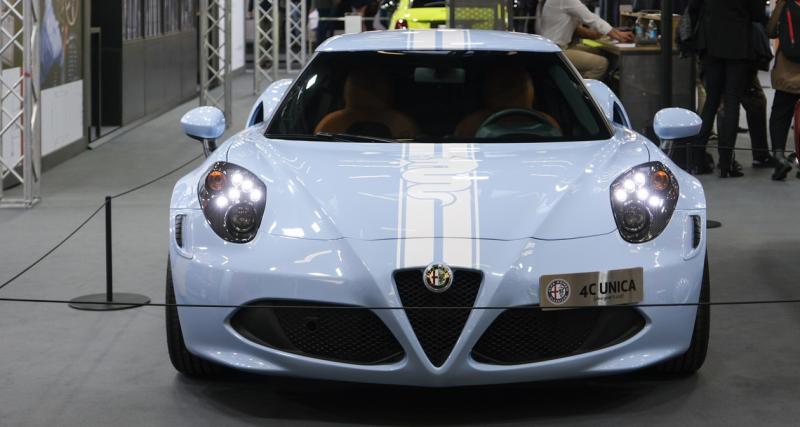  - L'Alfa Romeo 4C "Unica" se montre à Bologne