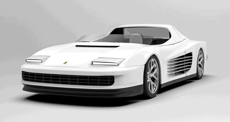  - SEMA Show : une Ferrari Testarossa...électrique