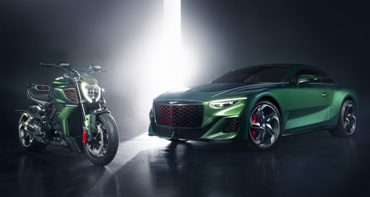 Une Ducati Diavel inspirée par...Bentley