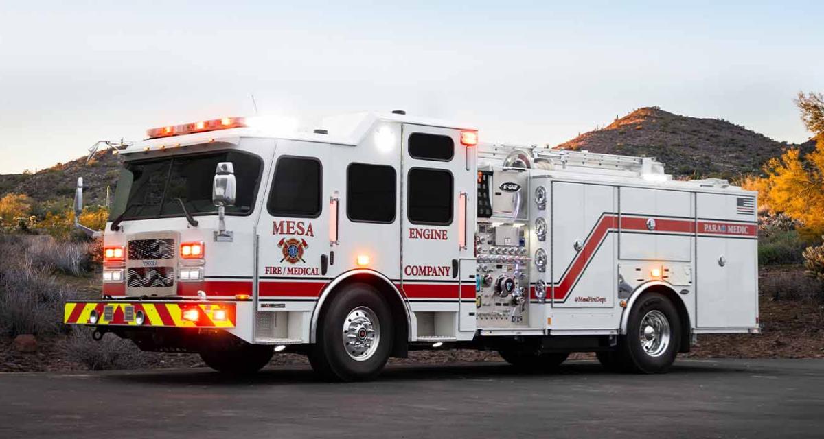 La ville de Mesa (Arizona) s'équipe d'un camion de pompier géant éléctrique