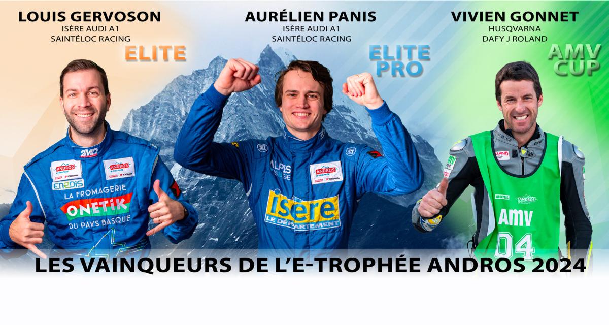 Aurélien Panis dernier vainqueur historique du Trophée Andros