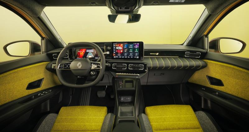 Nos images de la Renault 5 E-Tech electric - Un habitacle très technologique