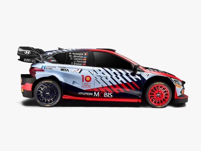  - Hyundai i20 WRC changement de livrée 2024